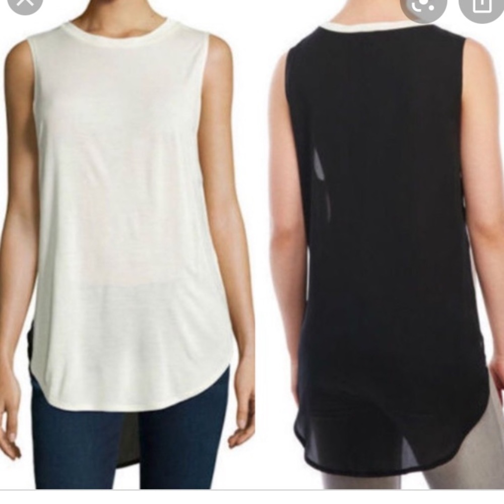Haute Hippie Two tone Tank